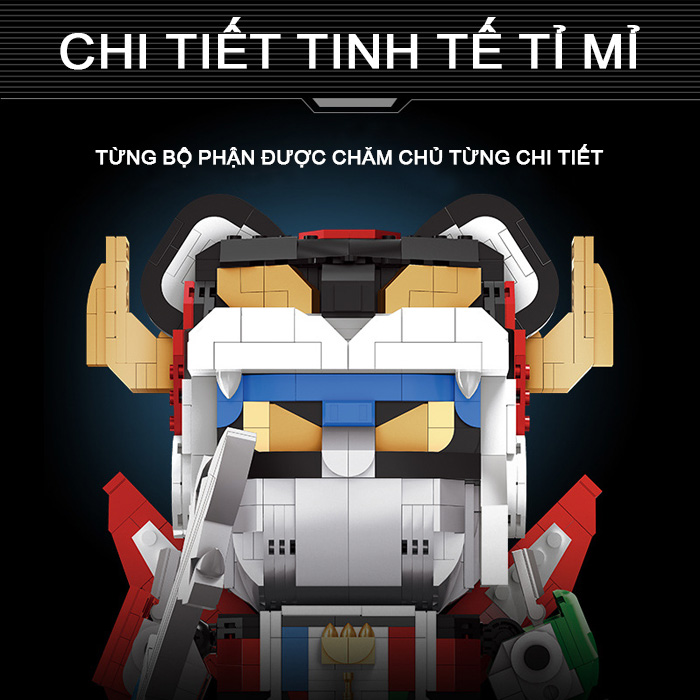 Mô hình lắp ghép - Bear Robot - VOLTRON 188019 1 bear robot voltron mo hinh lap ghep 01